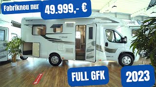 🤣 49999 € BILLIGSTES ECHTES FULL GFK 7m Wohnmobil 2023 Palmowski XGO 68 Plus XL Queens Bett [upl. by Cha996]