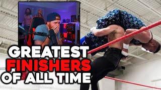 GREATEST WRESTLING FINISHERS OF ALL TIME FinisherMania 3 [upl. by Purvis]