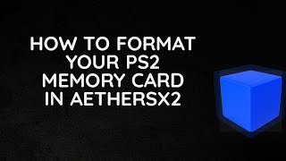 How To Format Memory Card In Aethersx2 [upl. by Norreg401]