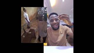 Secondary school student spraying money on his girlfriend in school [upl. by Ainitsirhc]