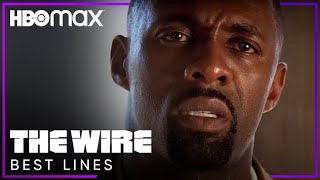 The Wires Stringer Bells Best Lines  The Wire  HBO Max [upl. by Civ]