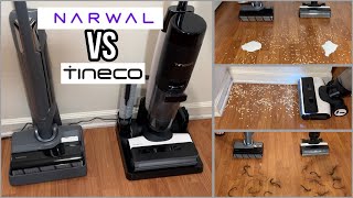 Testing their Best Cordless Vacuum Mops  Narwal S20 Pro VS Tineco Floor One S7 Pro Review amp Demo [upl. by Meagan]