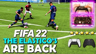 The ELASTICOS ARE BACK in FIFA 22  FIFA 22 ELASTICO Tutorial  Most OVERPOWERED FIFA 22 Skill Moves [upl. by Siravat244]