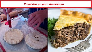 Tourtière traditionnelle québécoise de maman [upl. by Erena]