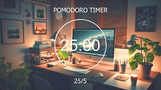 255 Pomodoro Timer Lofi 📚 Focus Station Study Work amp Relax chill lofi hip hop beats [upl. by Renell144]