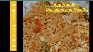 Egg noodles recipe How to cook delicious and healthy noodles  EggNoodles noodlesrecipe [upl. by Eiryt]