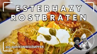 Esterházy Rostbraten mit Erdäpfel aus dem Kombidämpfer [upl. by Kirbie]