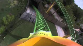 First News rides the Cheetah Hunt rollercoaster in Busch Gardens [upl. by Anjanette744]