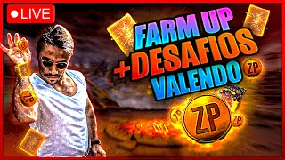 🔴FARM UP  DESAFIOS VALENDO CODIGUIN DE ZP VEM🔥 💪  pix discord twitch 38 crossfire [upl. by Annadiane889]