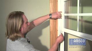 Double Hung Window Balance Spring Replacement [upl. by Thomasine]