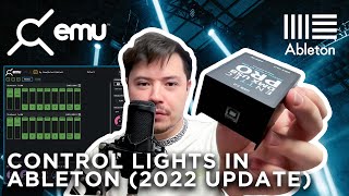 Controlling Lights in Ableton DMXIS 2022 Update  EMU x Enttec DMX  USB PRO [upl. by Ynafets]