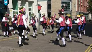 Saddleworth Morris dance quotGreenfield” at Jockey Morris Day of Dance Birmingham May 2023 [upl. by Munson]