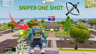 Best SNIPER ONE SHOT MAP In Fortnite [upl. by Namreg]