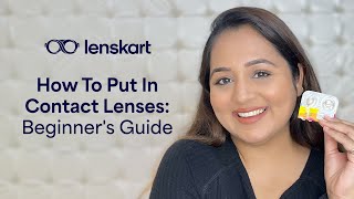 How To Put In Contacts Fast And Easy  Contact Lenses For Beginners [upl. by Drain]