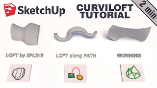 Curviloft for Sketchup – 2 minute Tutorial [upl. by Alejoa]