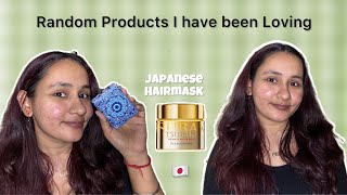 Random Products I have been loving  Japanese Hair Mask 🇯🇵 [upl. by Ecirtahs]