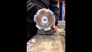 Homemade air raid siren aluminium casting Cold War [upl. by Htidirrem]