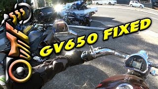 Shes all fixed   55 Hyosung GV650 Aquila  Sydney Bruz [upl. by Pytlik890]