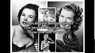 GALE STORM  Memories Are Made Of This（1955）with lyrics [upl. by Atirac]