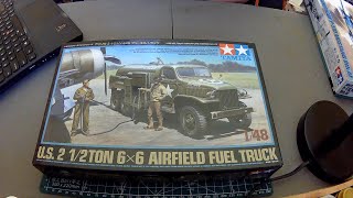 Tamiya 148 US 212 Ton 6x6 Fuel Truck Unboxing Review and Rating [upl. by Ahsineg]