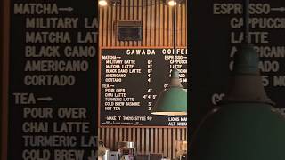 ☕ Ordering militarylatte at Sawada Cafe A WestLoop USA Gem  Coffee trendy matcha latte [upl. by Zetram]