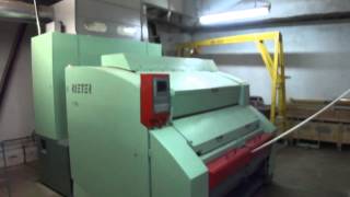 Rieter C60 Card Machine for Open End Mill [upl. by Blatt31]