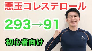 【座りながら293→91】劇的に悪玉コレステロールが変化する体操 [upl. by Iatnahs495]