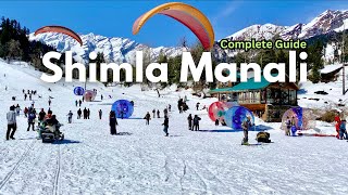 Shimla Manali Tour Complete Guide  Shimla Trip  Manali Trip  Shimla Manali Package [upl. by Anaela]