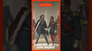 Le 24 mars 1860  Nice et la Savoie redeviennent française [upl. by Bravin]