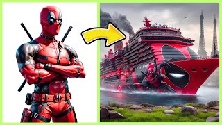 AVENGERS but CRUISE SHIPS 🛳️ VENGERS  All Characters Marvel amp DC 2024 [upl. by Hesky852]