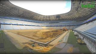 FC Bayern München  Umbau der Allianz Arena 2014 mit heiler [upl. by Ennaej491]