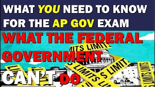 Limits on Federal Power and Interstate Relationships AP GoPo Redesign [upl. by Caril]