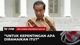 Kasus eKTP Setya Novanto Ramai Kembali Begini Respon Presiden Jokowi  tvOne [upl. by Zonda]