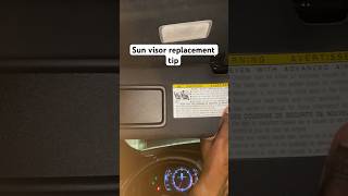 Sun visor replacement [upl. by Nohtanoj734]