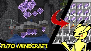 Usine 100 automatique AMETHYSTE 118 117 minecraft [upl. by Annas766]