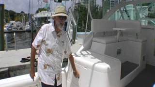 MarineMax  Cabo 36 Express walkthrough video [upl. by Ahsemal139]