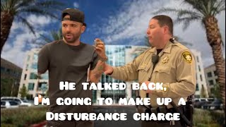 Epic intimidation fail By Tyrannical officer Roe with corrupt Lvmpd [upl. by Blondy805]