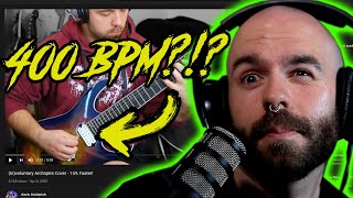 400 BPM DEATH METAL Dean Watches Archspire Covers on Youtube [upl. by Ycniuqal]