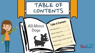 Informational Writing for Kids  Episode 7 Making a Table of Contents [upl. by Ailesor7]