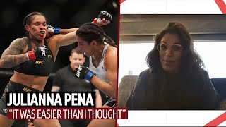 quotIt was easier than I thoughtquot Julianna Pena claims beating Amanda Nunes was no fluke  UFC277 [upl. by Konstanze828]