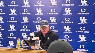 Mark Stoops praises UGA defense discusses late mistakes from Kentucky [upl. by Essined471]