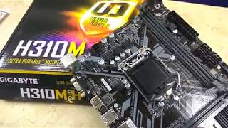 H310M H Gigabyte Ultra Durable 8th Gen Motherboard Unboxing  Tech Land [upl. by Giustina]