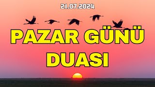 Pazar Günü Duası  Bizlere Bol Bol Rızık İhsan Eyle Allahım AMİN [upl. by Rey]