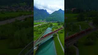 SWITZERLAND BRIDGE VIEWSWITZERLAND TRAINHOW LOOKING SWITZERLAND TRAIN switerland train [upl. by Em]