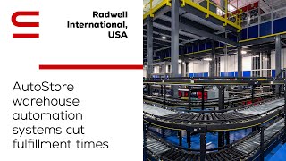 Radwell International USA AutoStore warehouse automation systems cut fulfillment times [upl. by Kra]