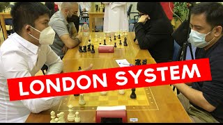 London System IM Oliver Dimakiling vs FM Rustum Tolentino [upl. by Teillo]