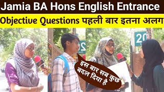 Jamia BA Hons English Entrance Exam 2024 Jamia नें फिर से बदला Questions Pattern Nai Udaan Nasrin [upl. by Miarzim]