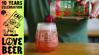 Brewing a Peach Melba sour with Hackney Brewery  The Craft Beer Channel [upl. by Aicatsan]