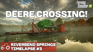 COTTON HARVEST CONTRACTS Riverbend Springs FS25 Timelapse Farming simulator 25 Ep 3 [upl. by Nibot]