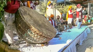 Traditional Indian Rajasthan Wedding Live Music  Nagara Drums [upl. by Couchman]